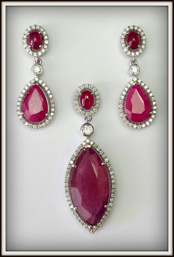 TJC Art Deco Inspired Ruby Collection