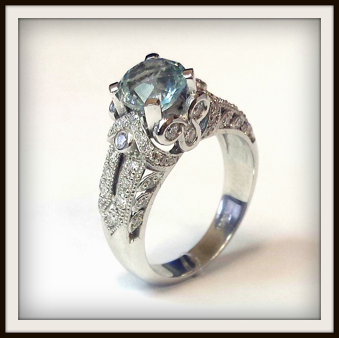 Aquamarine Ring