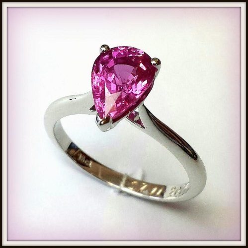 Pink Sapphire  Ring