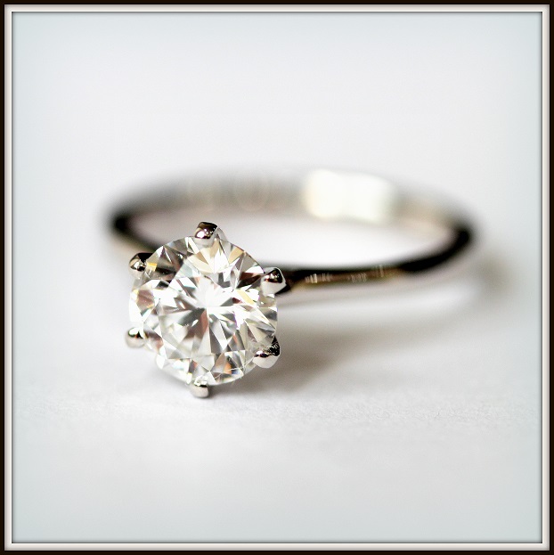 1.15ct ESI1 Round Brilliant Cut Diamond Custom Engagement Ring Torres Jewel co