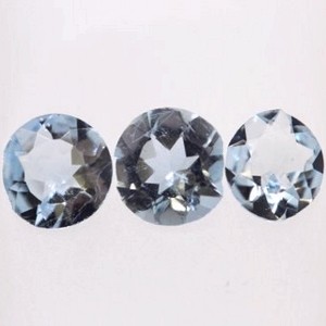 0.34ct Round Aquamarine. 5.05x5.30x3.10 - Torres Jewel Co.